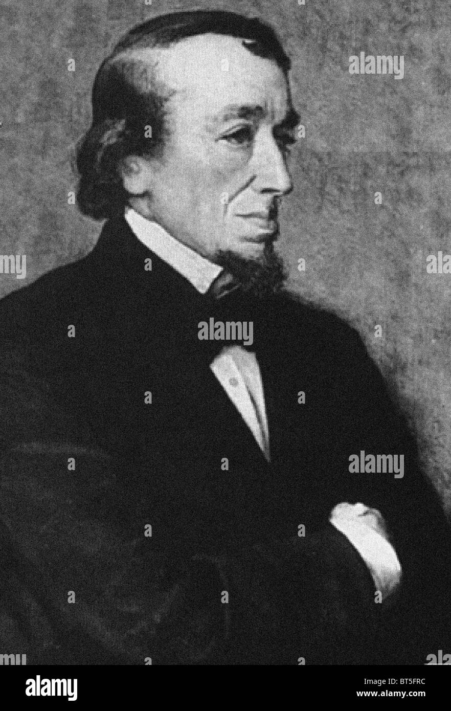 Benjamin Disraeli, 1st Earl of Beaconsfield, KG, PC, FRS, (21 December 1804 – 19 April 1881) was a British Prime Minister. From the archives of Press Portrait Service (formerly Press Portrait Bureau) Stock Photo