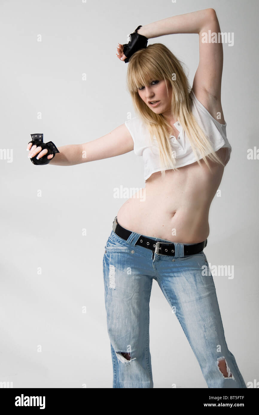 Blonde In Jeans