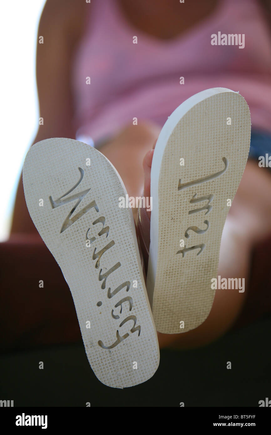 Wedding flip flops hi-res stock photography and images - Alamy