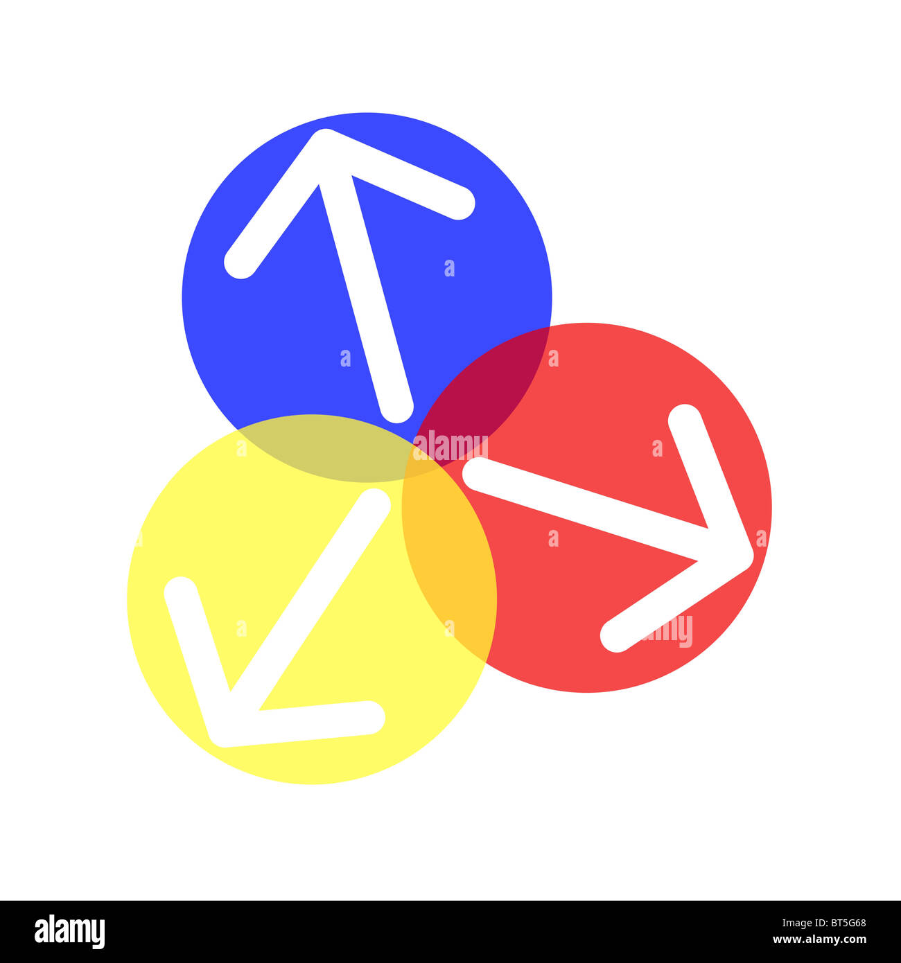 blue yellow red balls Stock Photo - Alamy