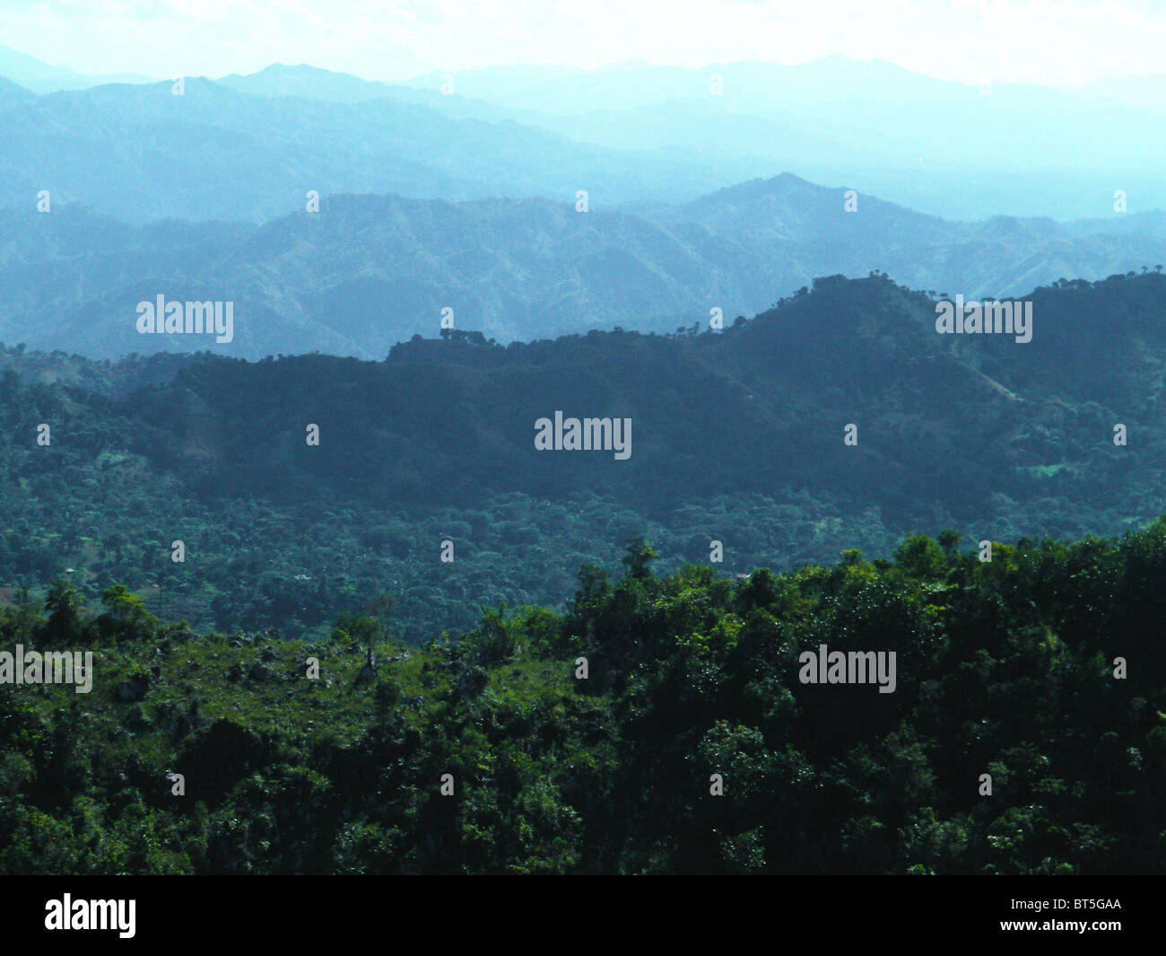 Lush mountains near Cap Haitien, Haiti Stock Photo Alamy