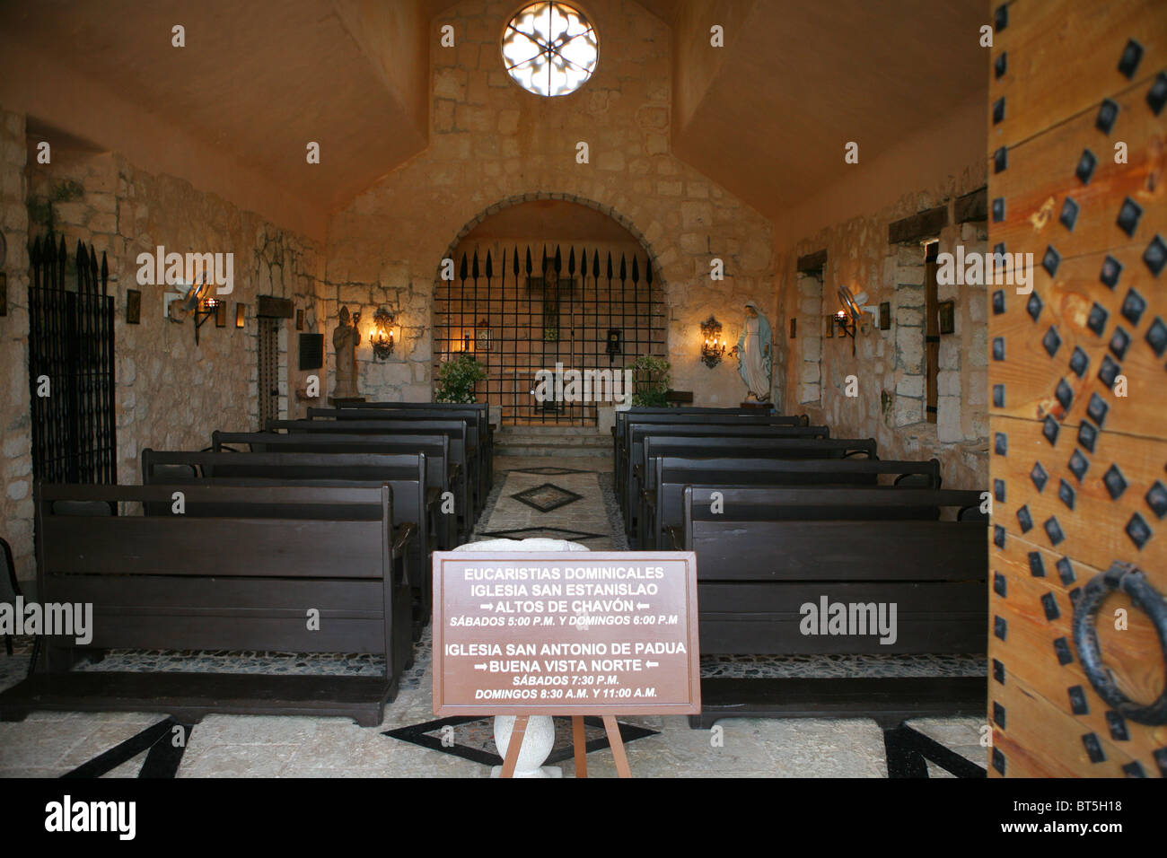Altos de Chavon church in the Dominican Republic where Michael Jackson
