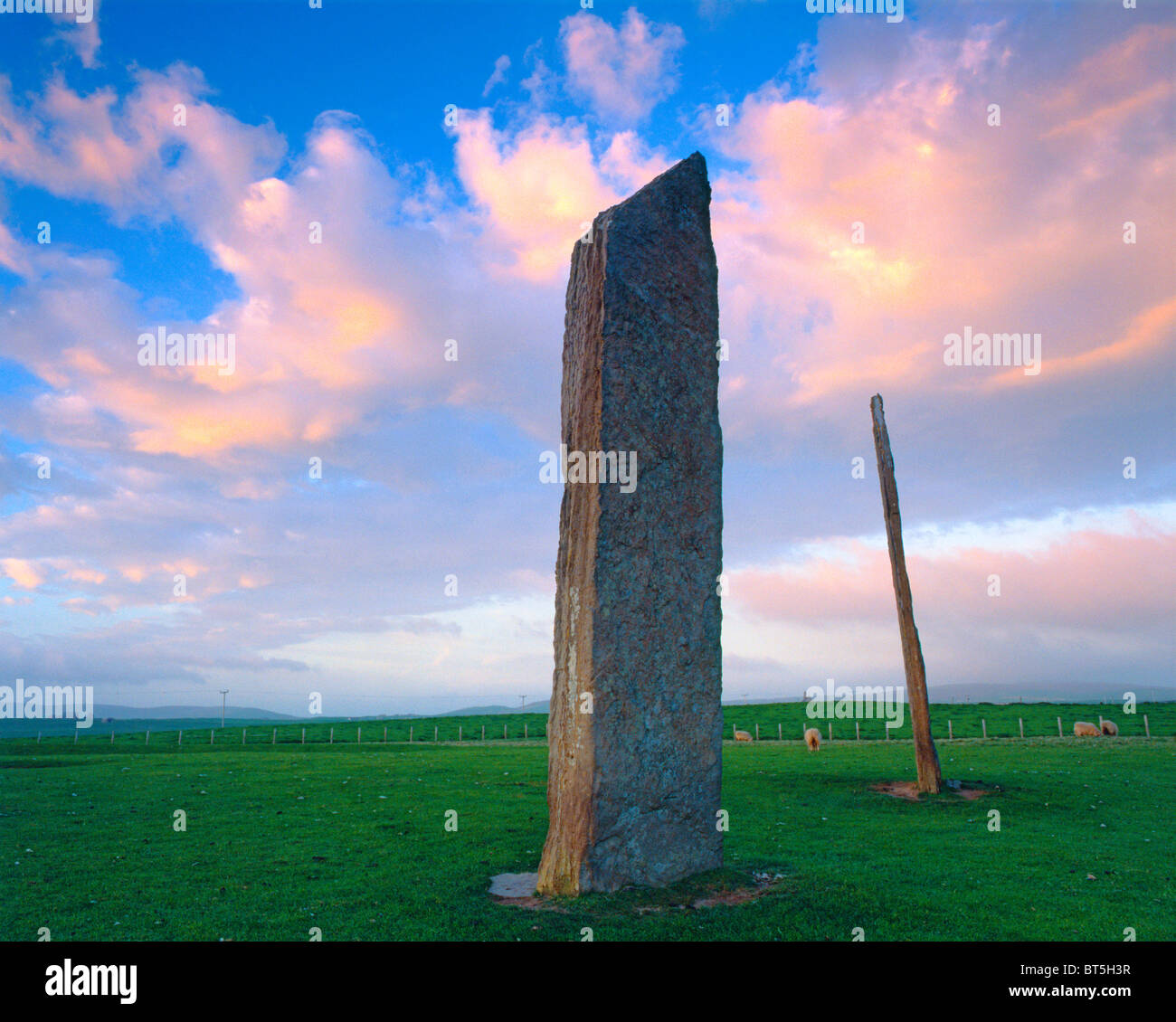 The Standing Stones of Stenness, Orkney Islands, Scotland, United