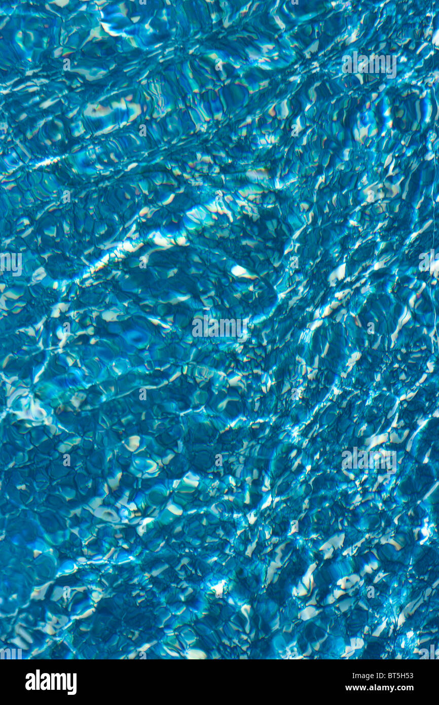Lens Rippled Surface Rippled surface of water in swimming pool Stock Photo - Alamy