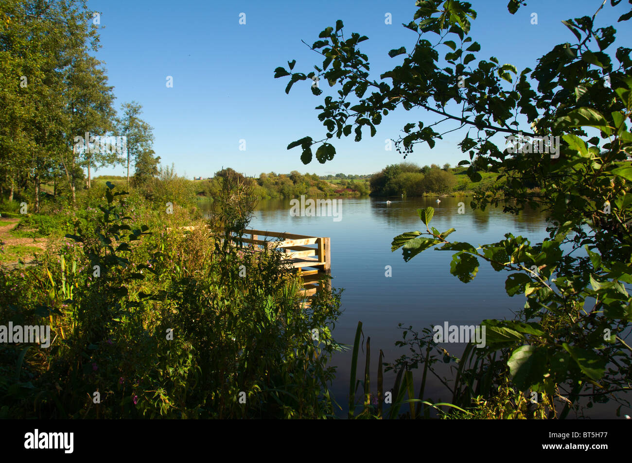 Crime Lake, Daisy Nook Country Park,  Failsworth, Manchester, UK Stock Photo