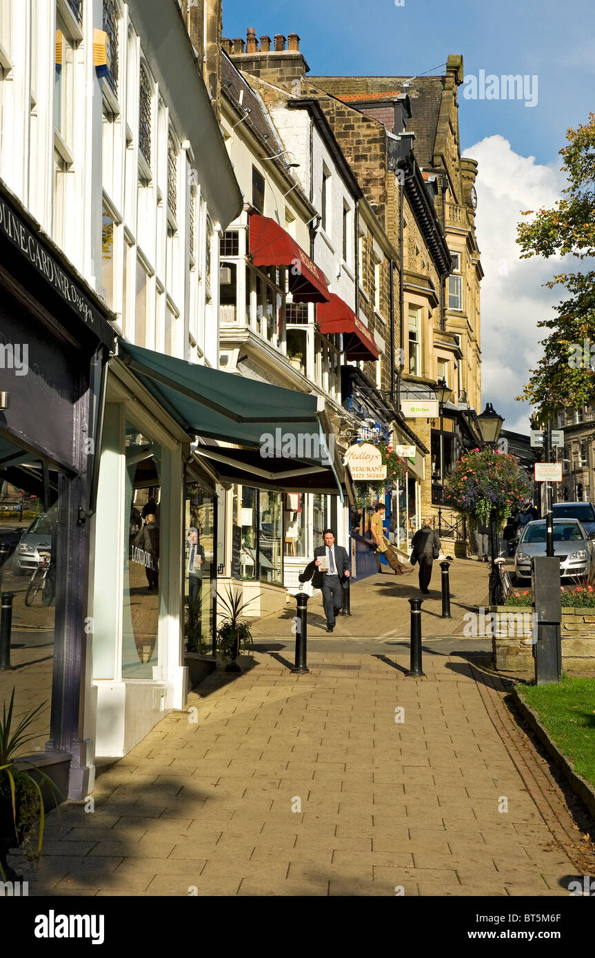 Harrogate town centre retail shops and shopping hires stock