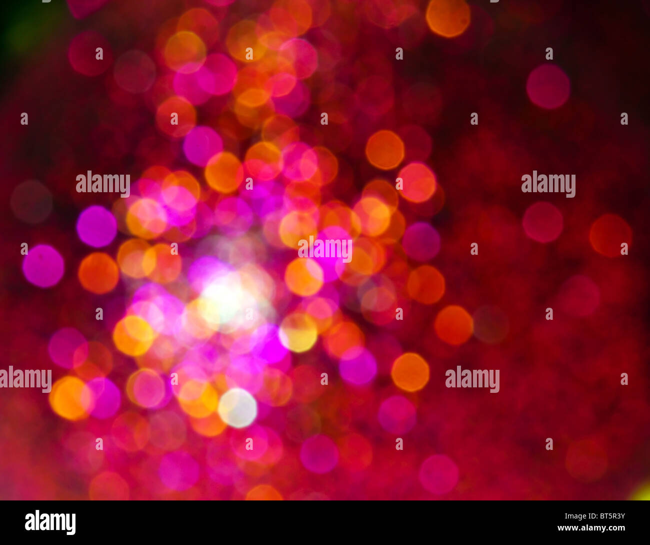 glowing Christmas light background Stock Photo
