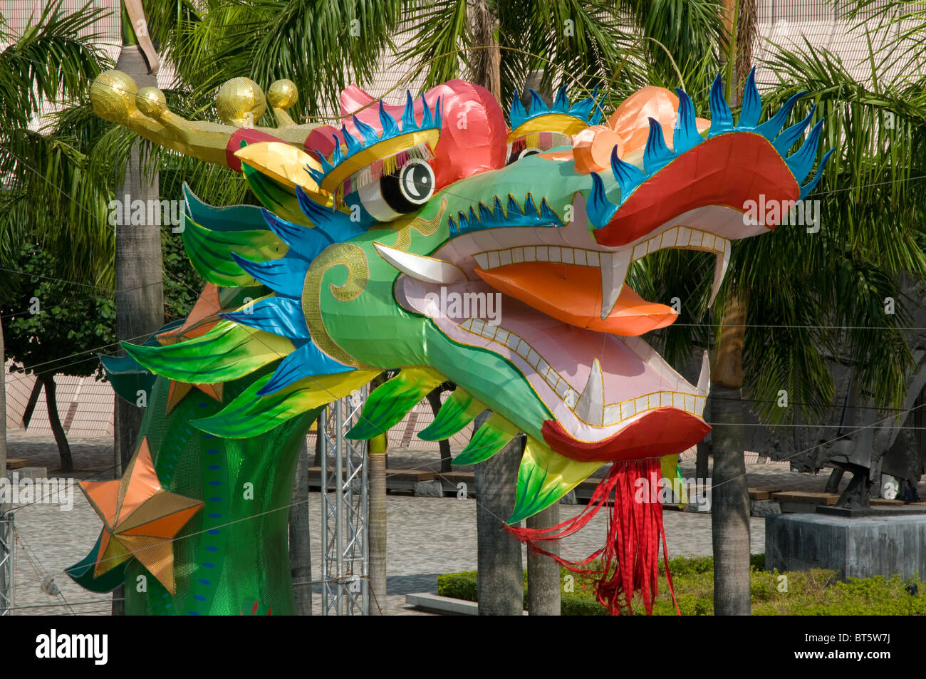 dragon dragons head good luck symbol Stock Photo Alamy