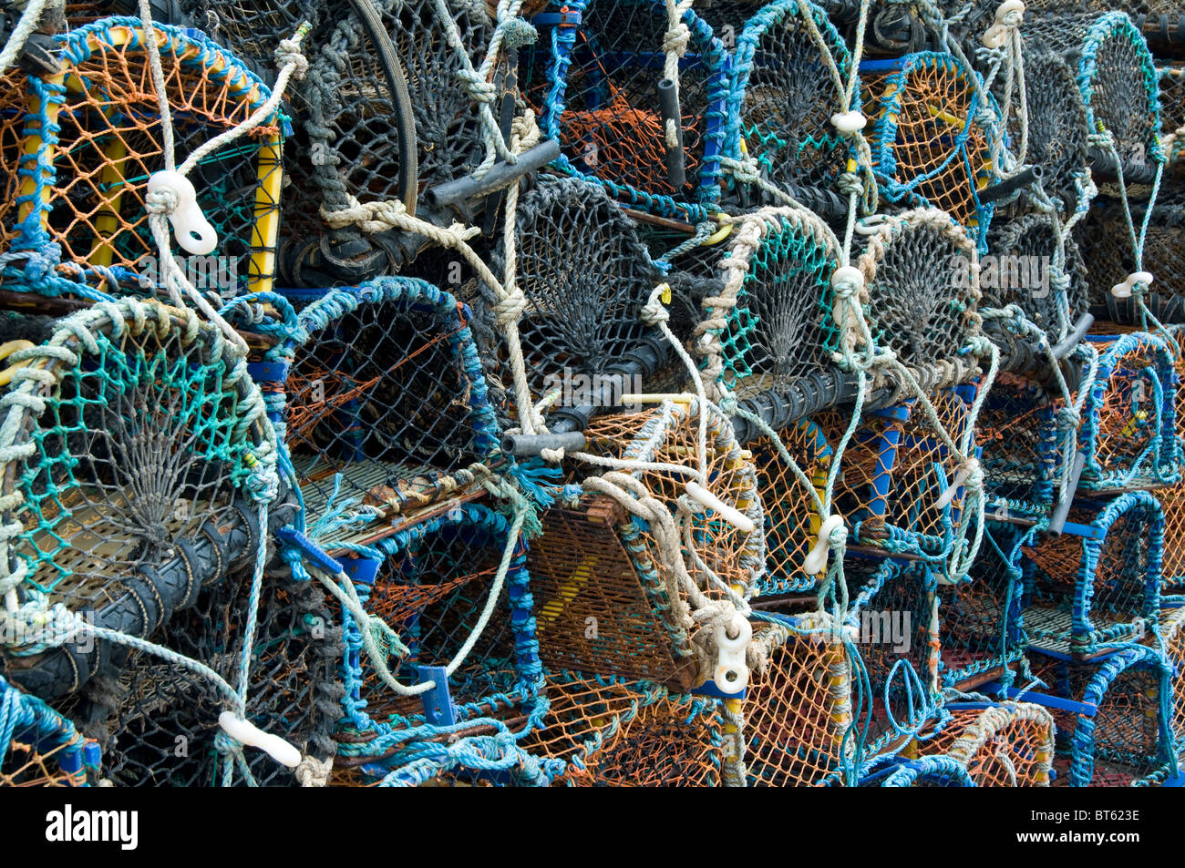 lobster pot abstract, background, basket, black, blue, boat, boats