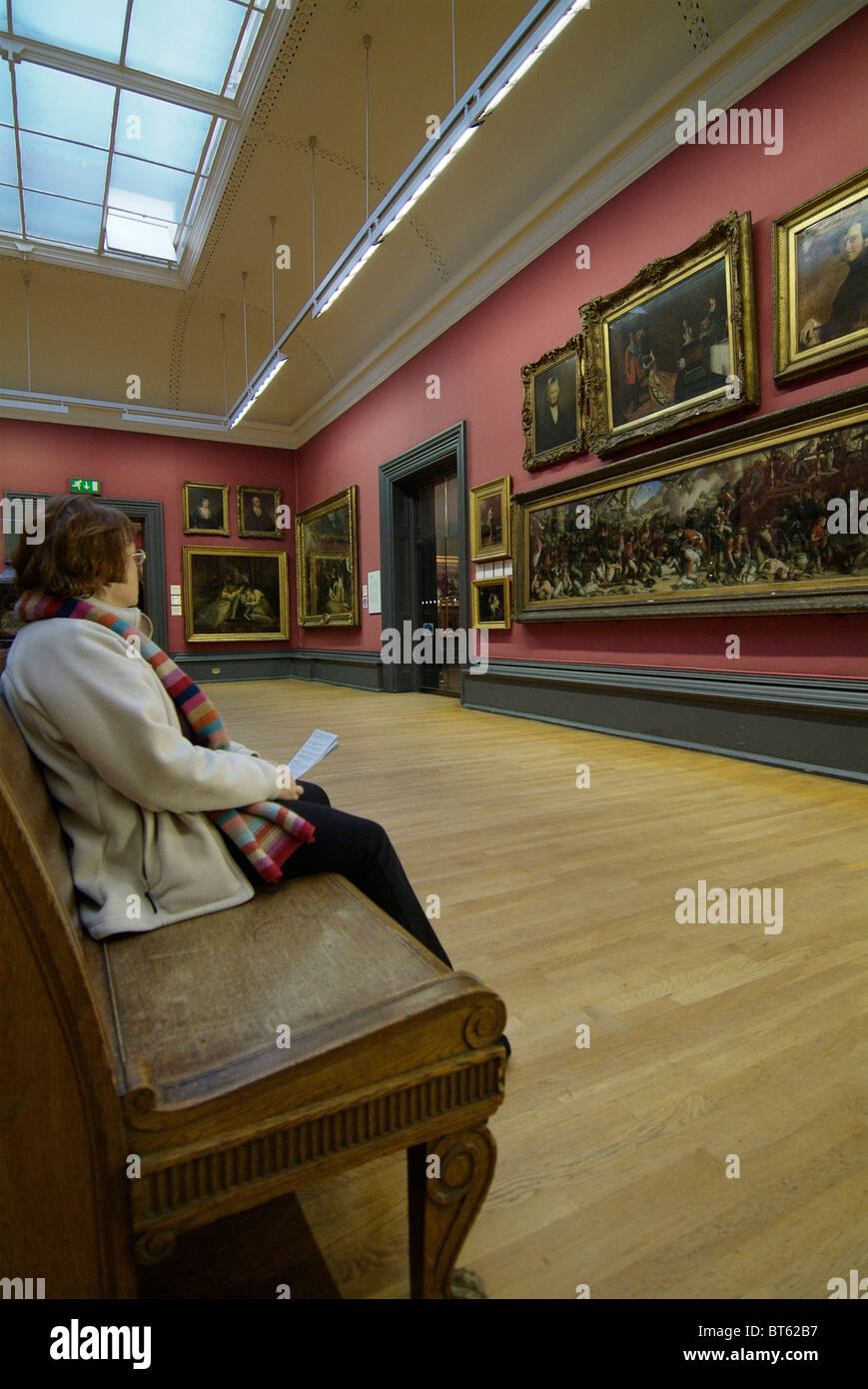 walker gallery Lancashire North west England UK United Kingdom GB Great Britain Travel tourism icon iconic graphic picture postc Stock Photo