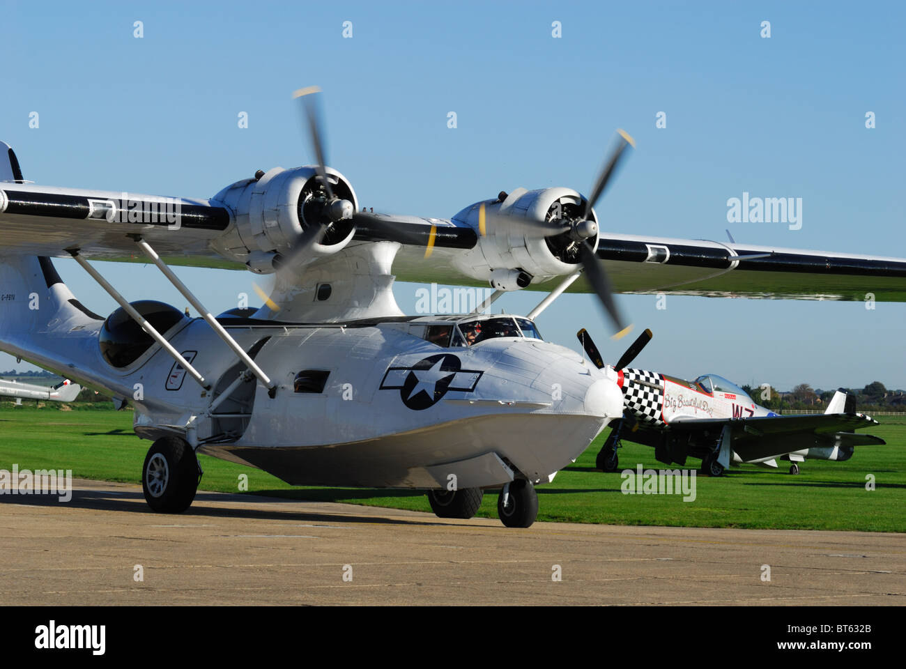 PBY Catalina At Duxford Air Show Stock Photo - Alamy