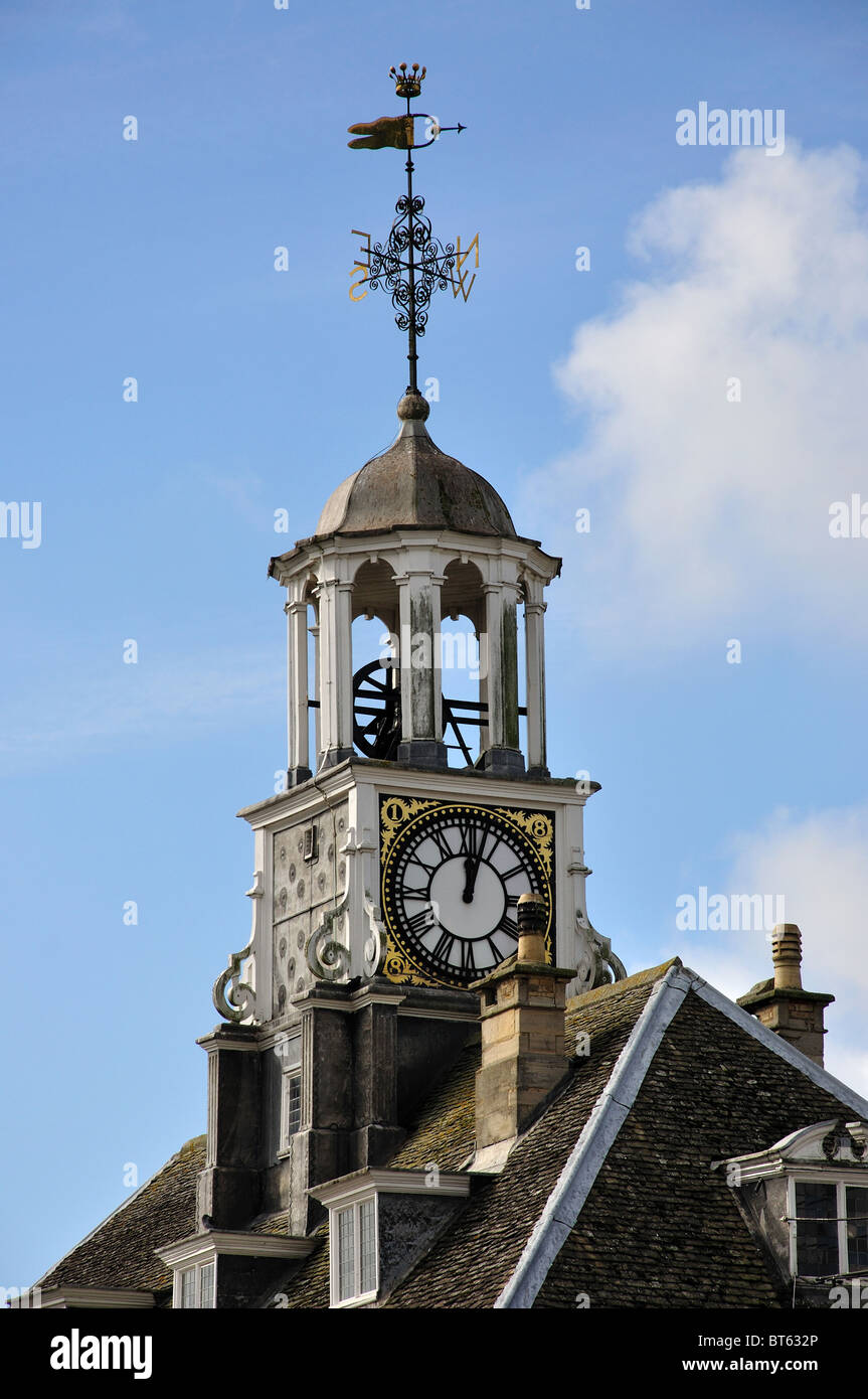 Clock tower on Town Hall, Market Place, Brackley