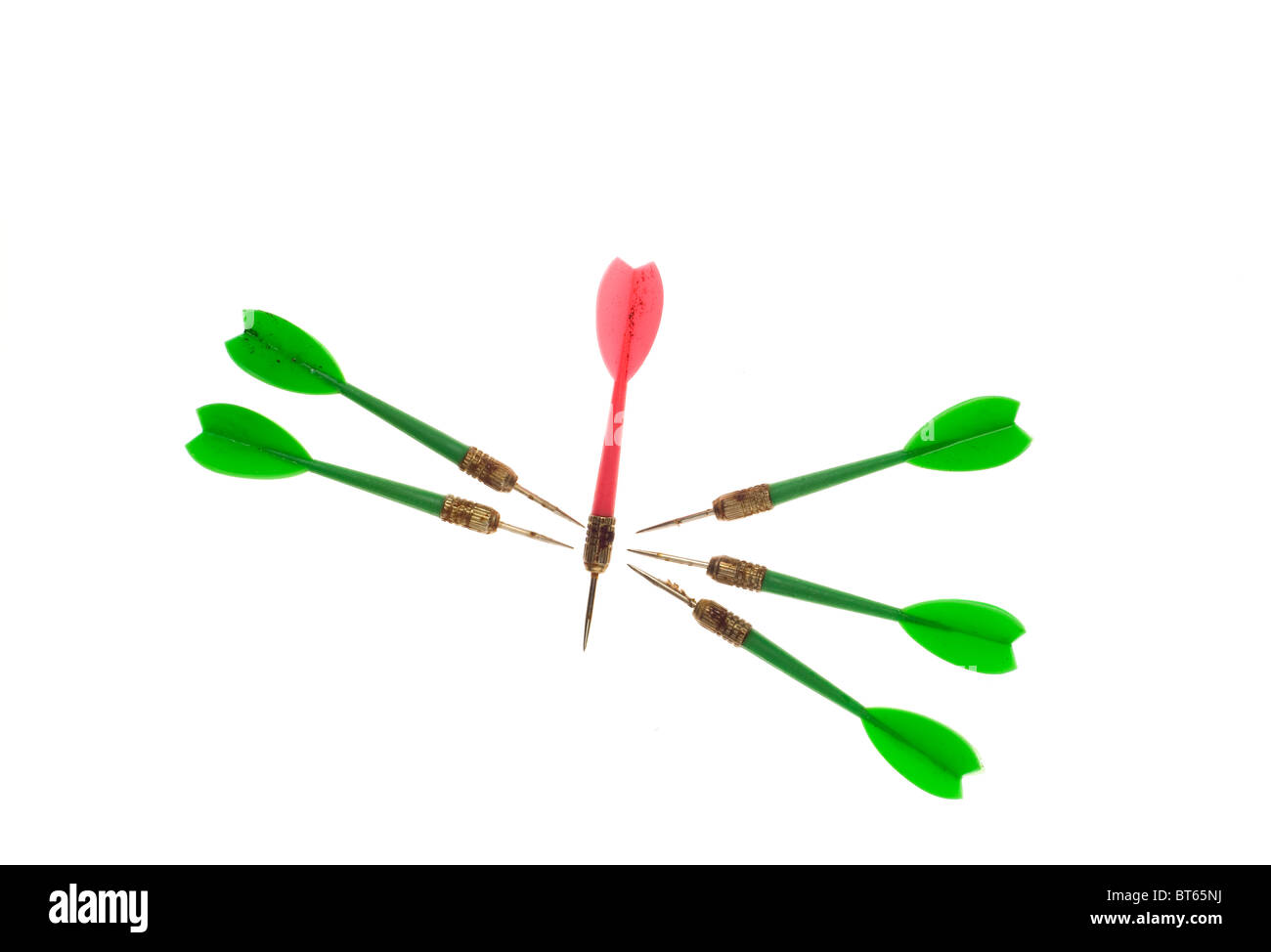 Red and green arrows Stock Photo - Alamy