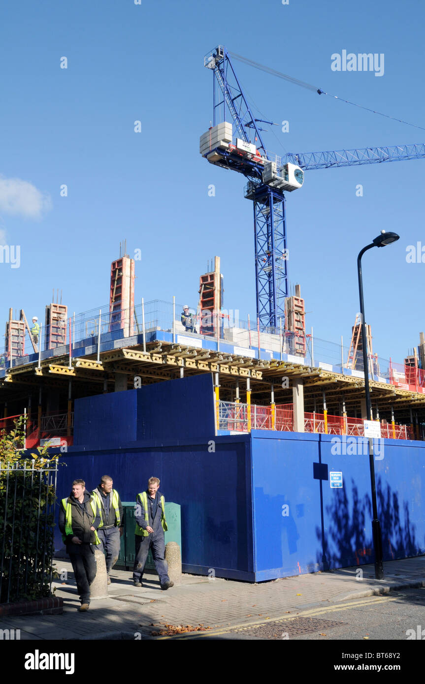 UK Demolition of a council housing estate in Hackney rebuilt by private
