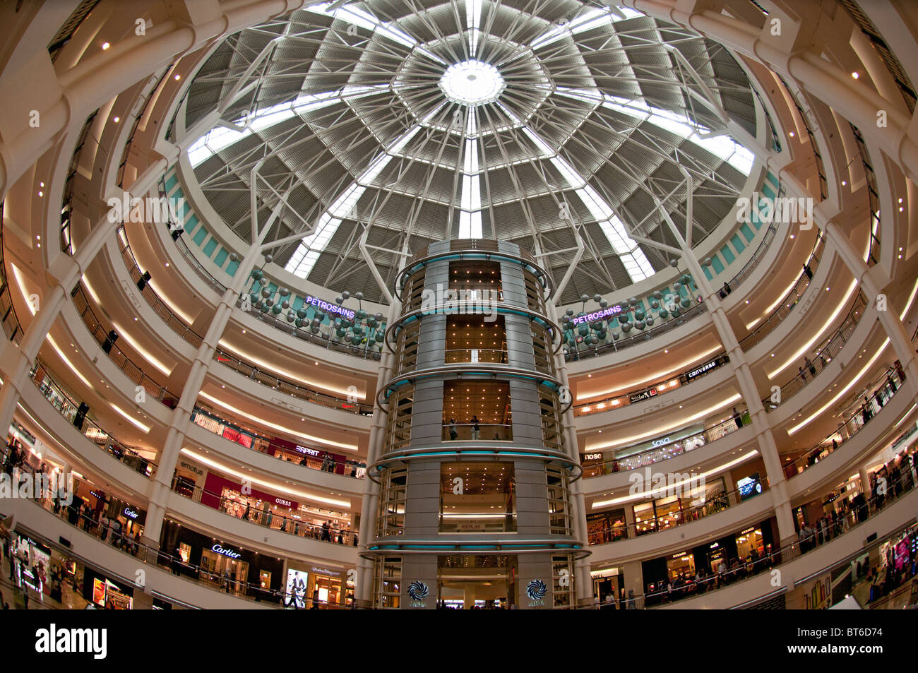 The Suria KLCC Mall In The Petronas Twin Towers in Kuala Lumpur