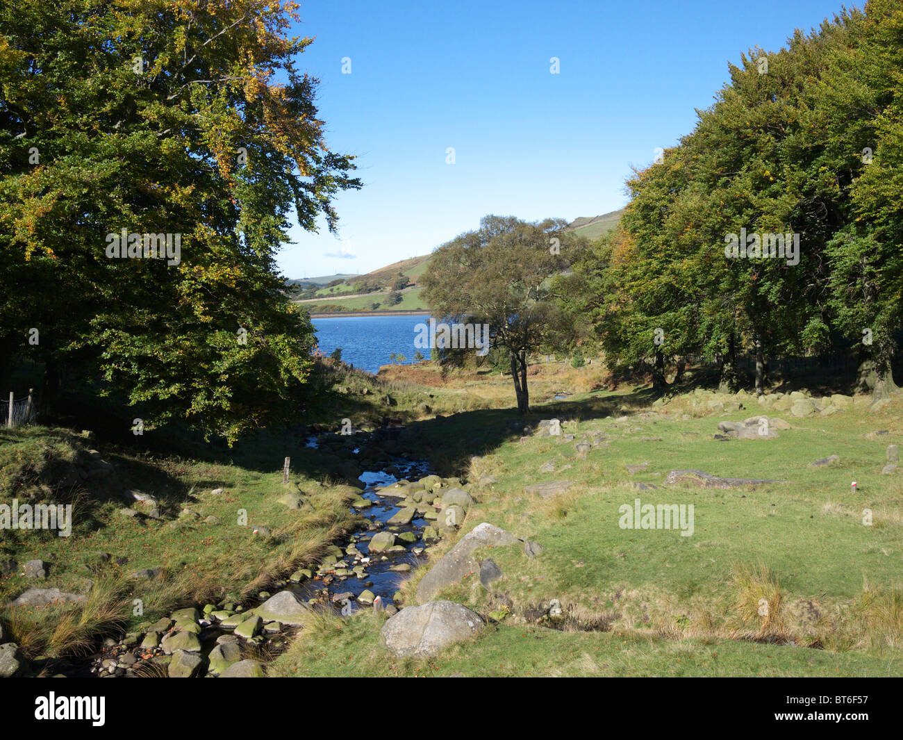 Chew Valley, Greenfield, Saddleworth, Oldham, Lancashire, England Stock