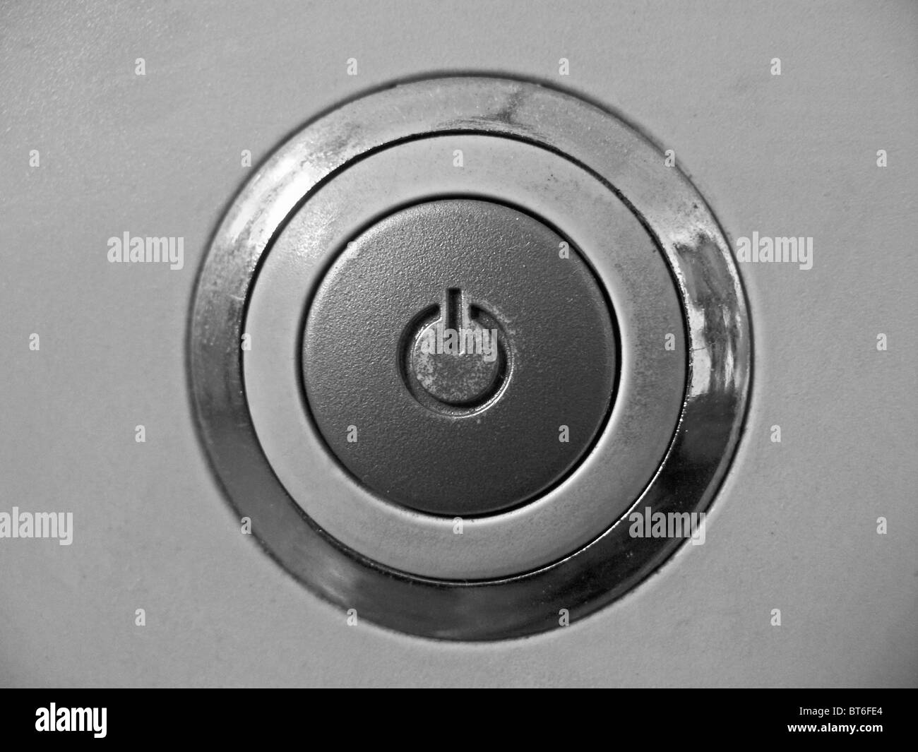Computer Power Button, Central processing unit, On-Off Stock Photo
