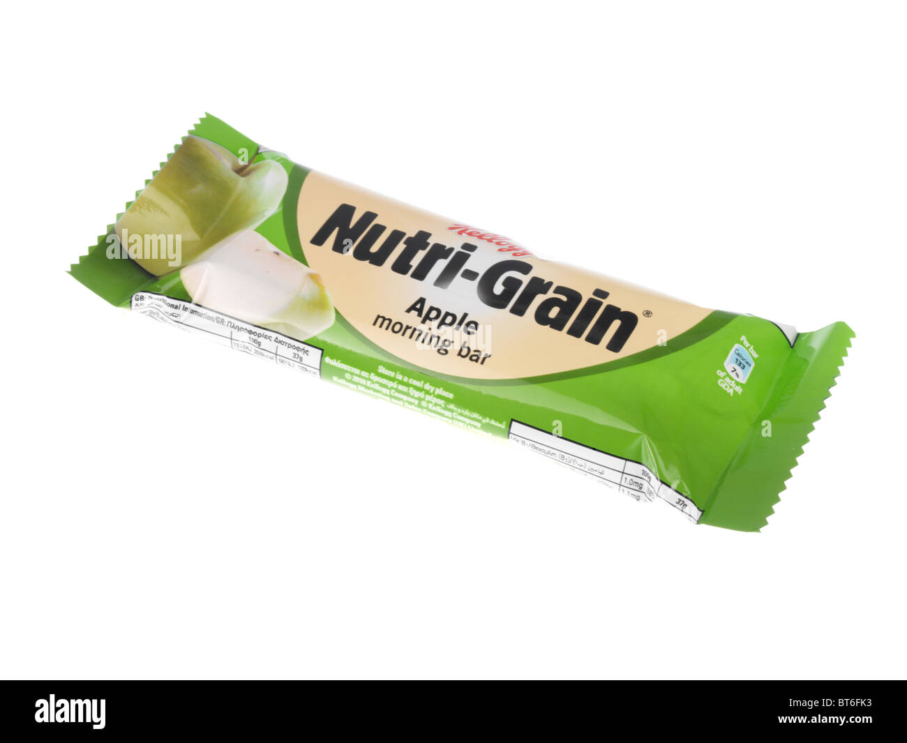 Apple Cereal Bar Stock Photo