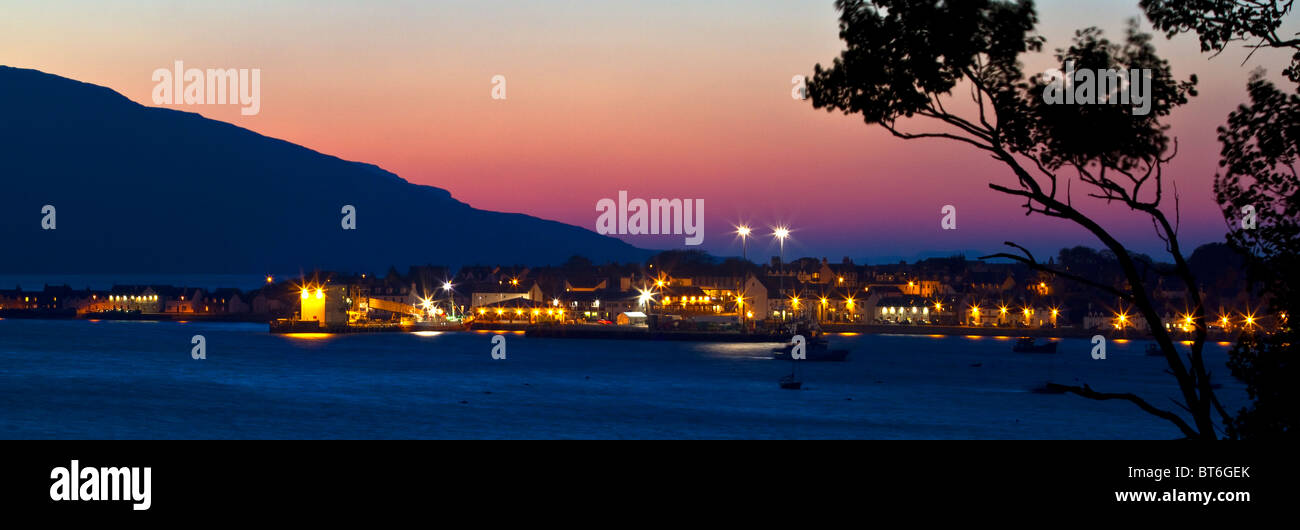 An image taken looking from the Braes of Ullapool to Ullapool village