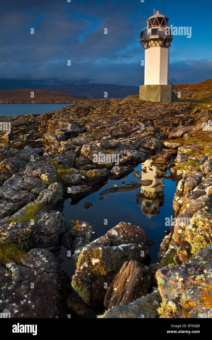 Rhue Lighthouse Stock Photo