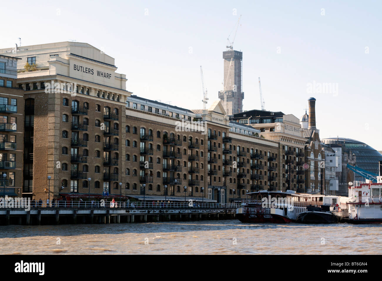 Butlers Wharf - Southwark - London Stock Photo