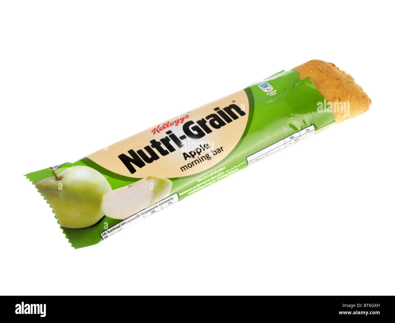 Apple Cereal Bar Stock Photo