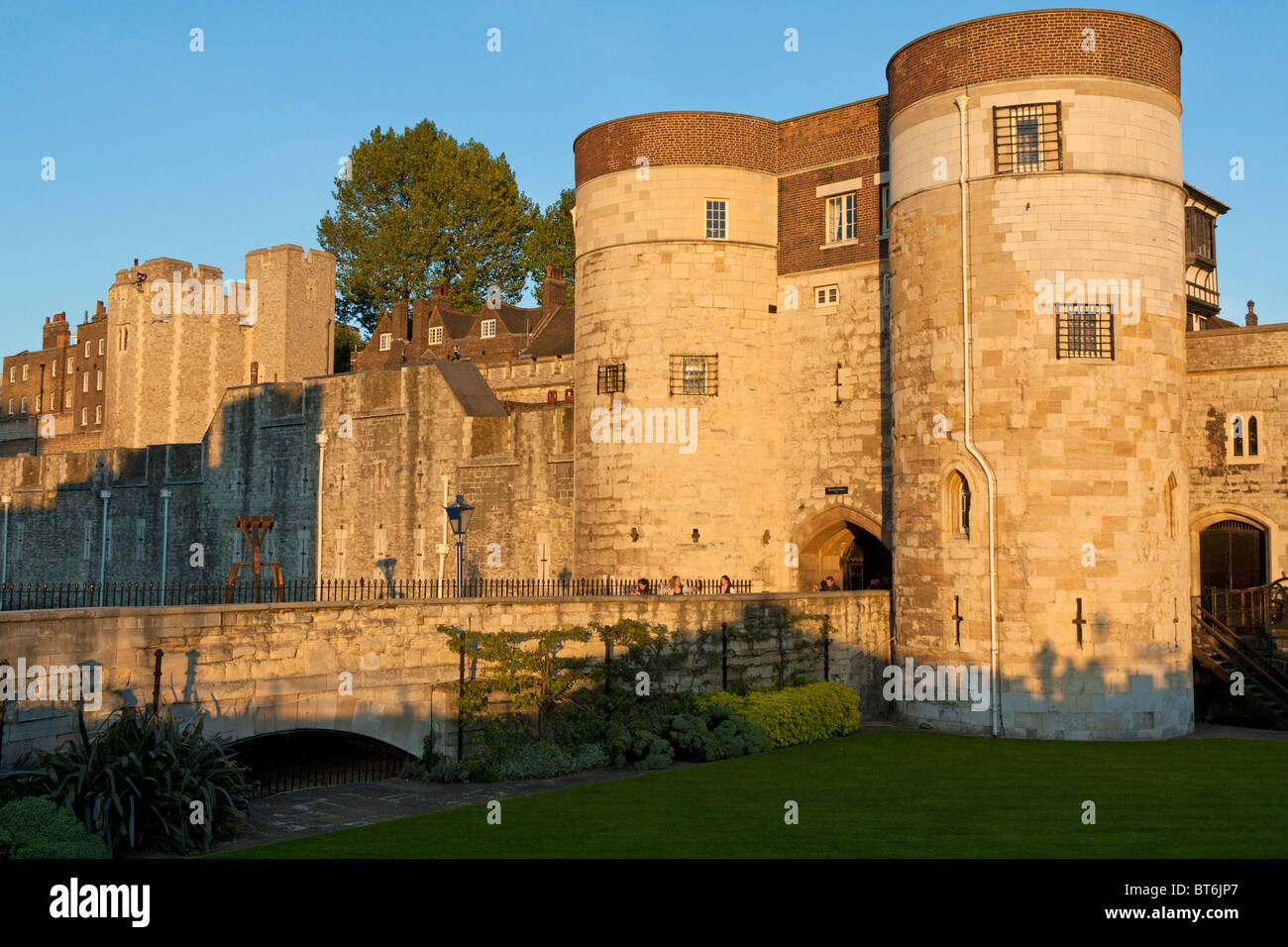 The Main Entrance (Byward Tower) - Tower of London Stock Photo