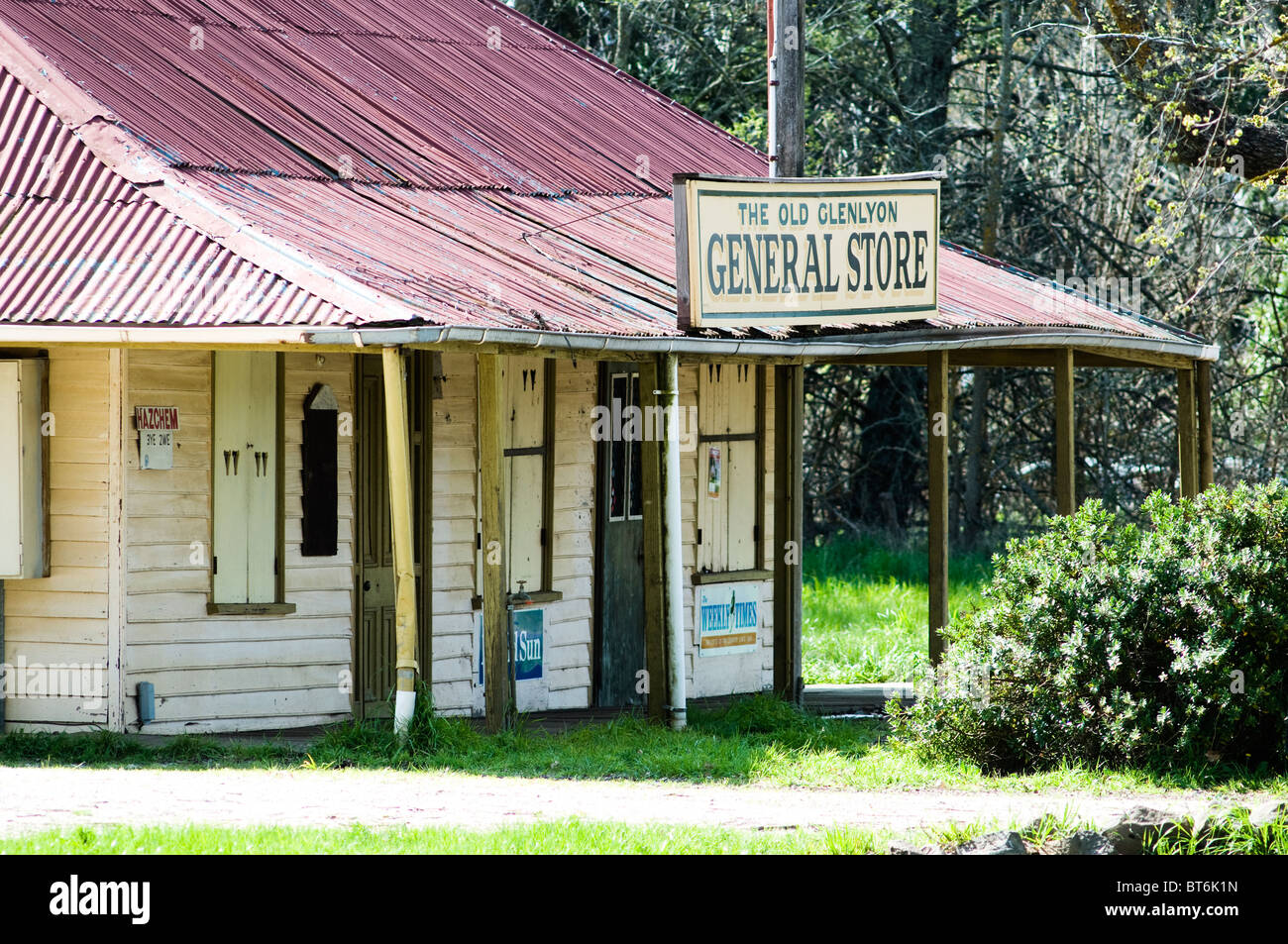General Store, Glenlyon, Victoria, Australia Stock Photo Alamy