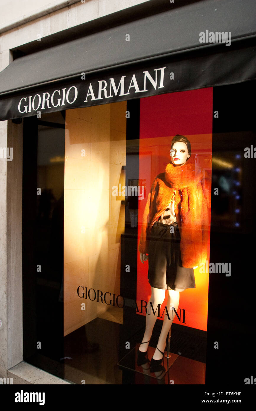 Armani Rome High Resolution Stock Photography and Images - Alamy