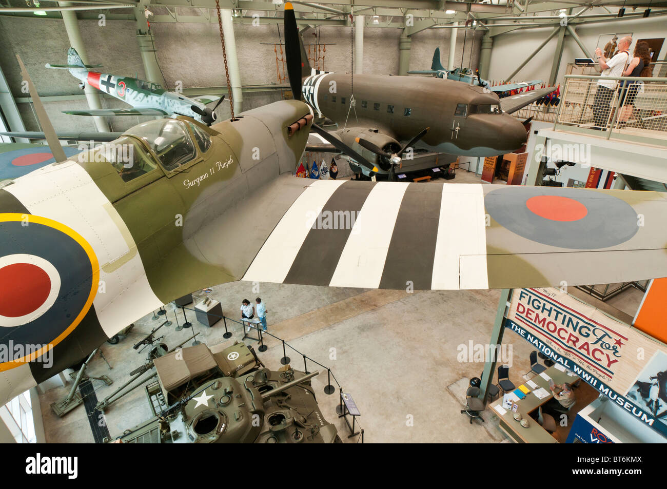 Louisiana, New Orleans, The National WWII Museum, British Spitfire Mk ...