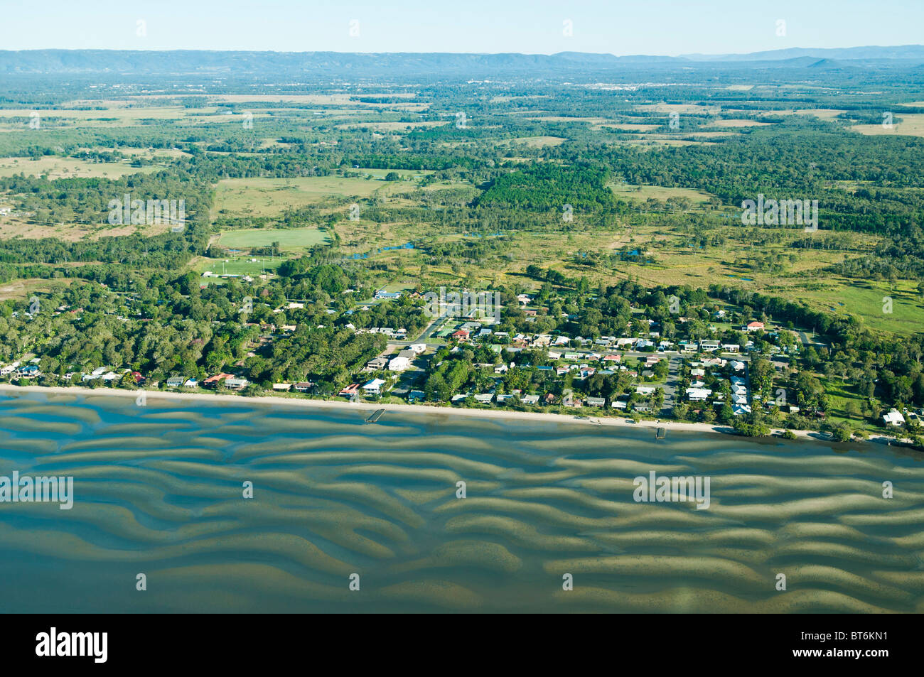 Aerial view of Beachmere, Queensland, Australia Stock Photo Alamy