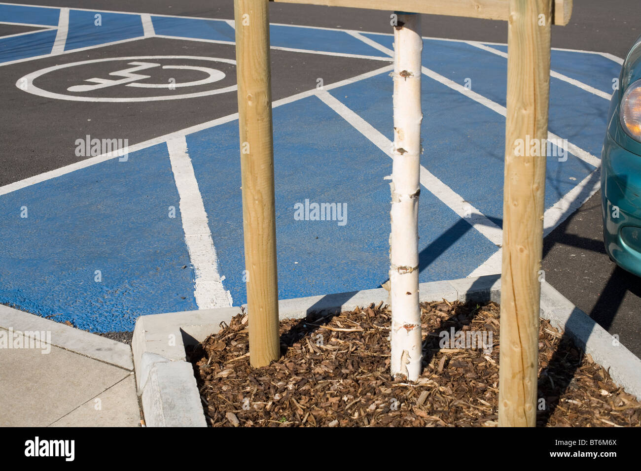 Disabled parking space in London Stock Photo Alamy