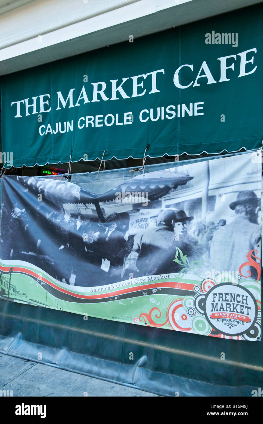 Louisiana, New Orleans, French Quarter, The Market Cafe at the French