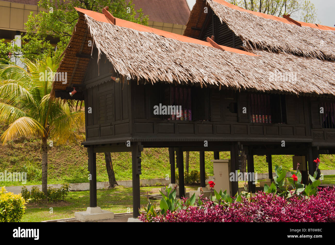 Rumah Melayu or Malaysian Houses Stock Photo - Alamy