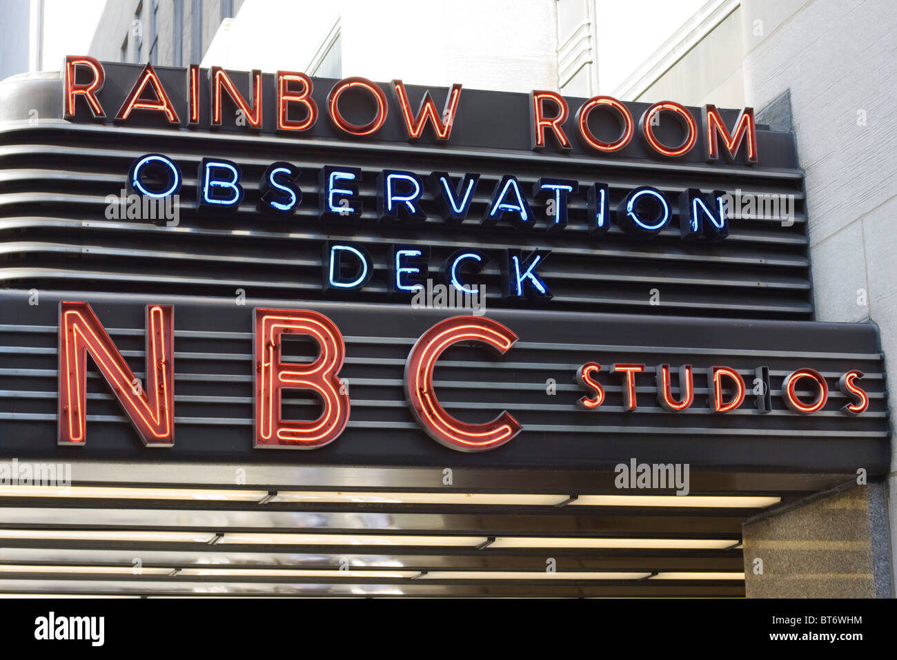 NBC Studios Rockefeller Plaza NYC USA Stock Photo