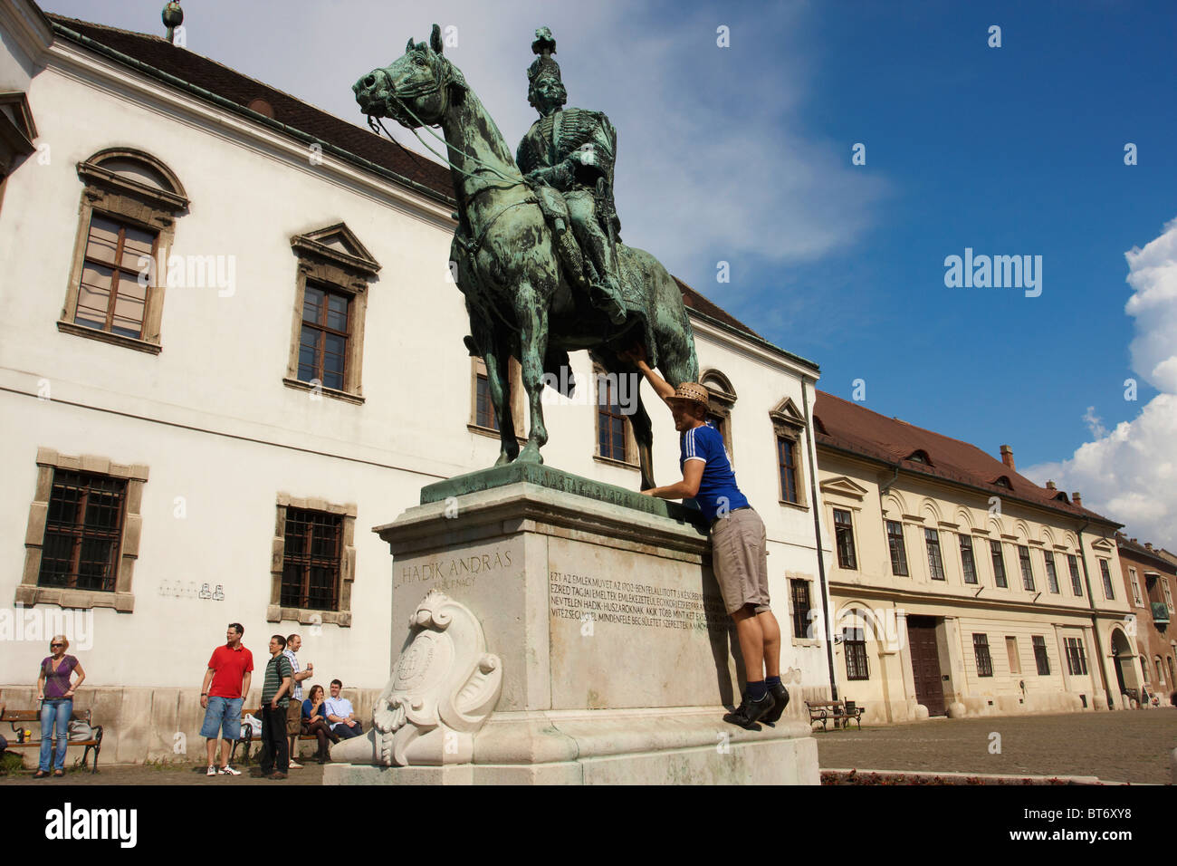 Andras Hadik horse statue in Budapest, Hungary Stock Photo 32114972 Alamy