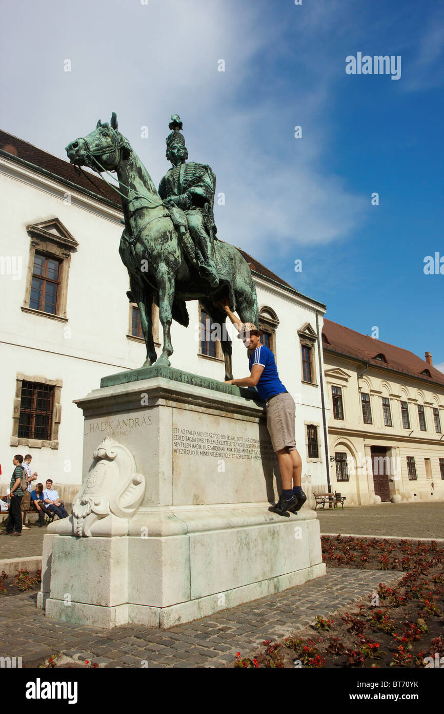 Andras Hadik horse statue in Budapest, Hungary Stock Photo Alamy