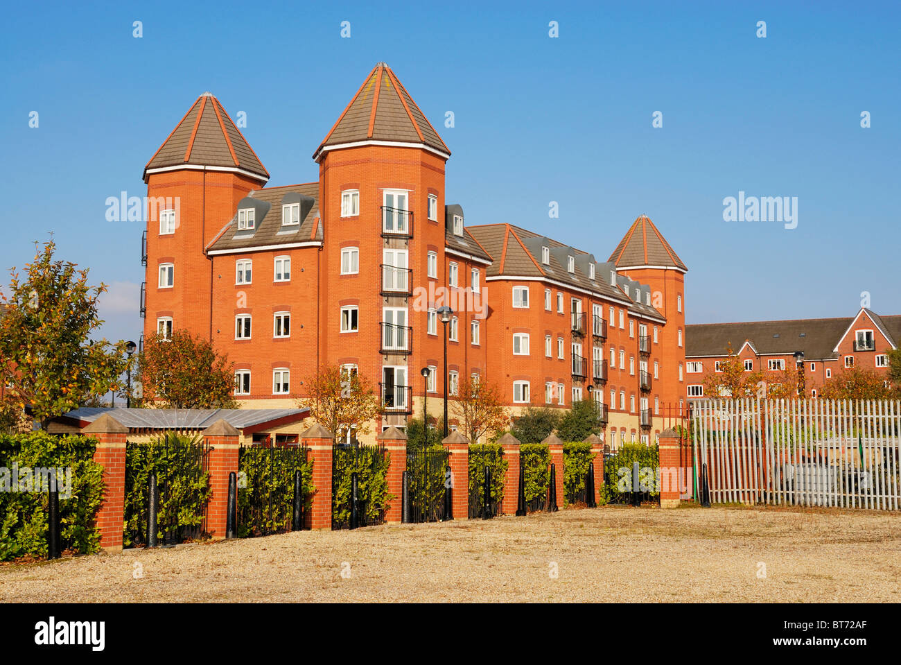 Modern Houses and apartments in the redeveloped Coburg Docks in