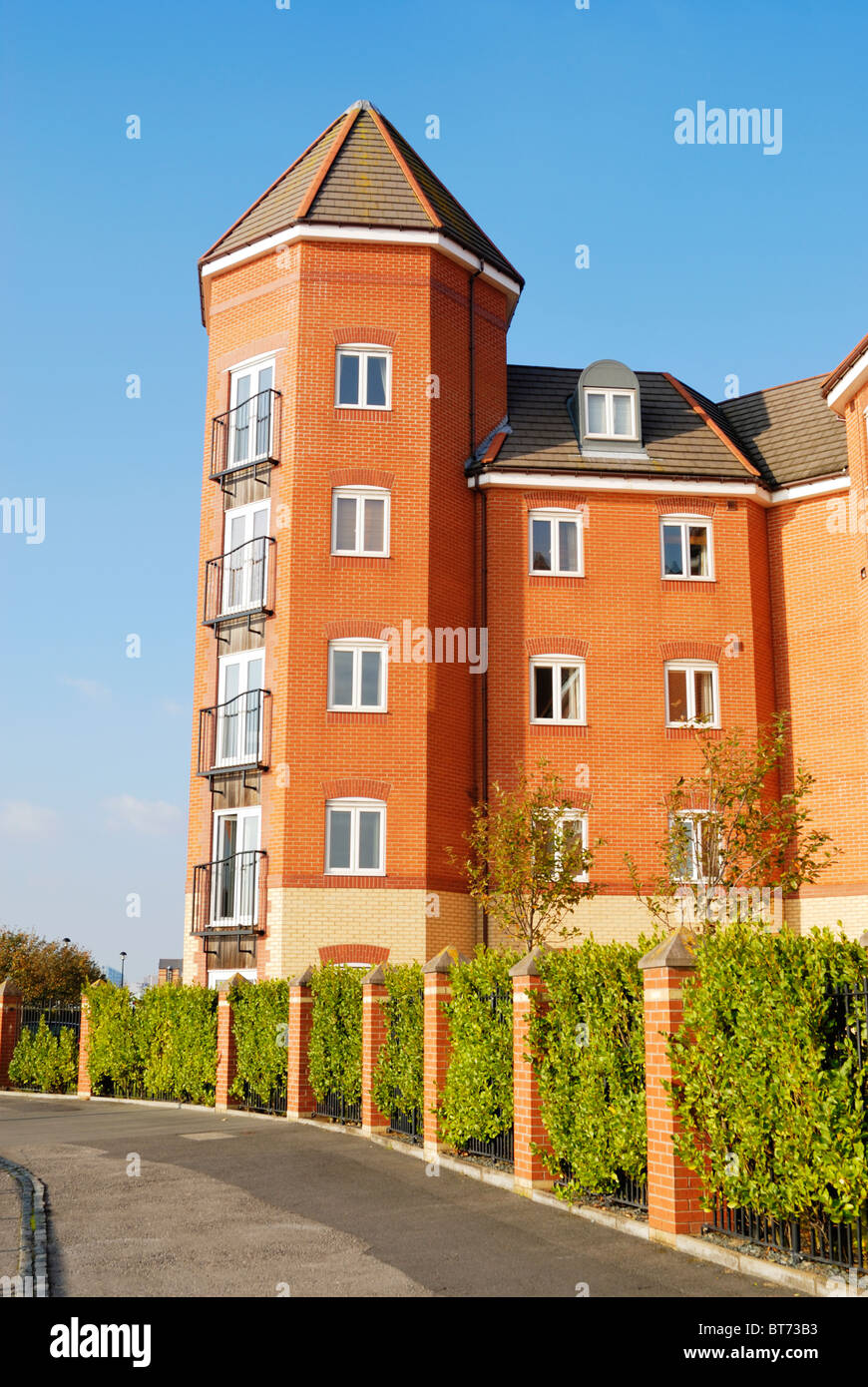 Modern Houses and apartments in the redeveloped Coburg Docks in