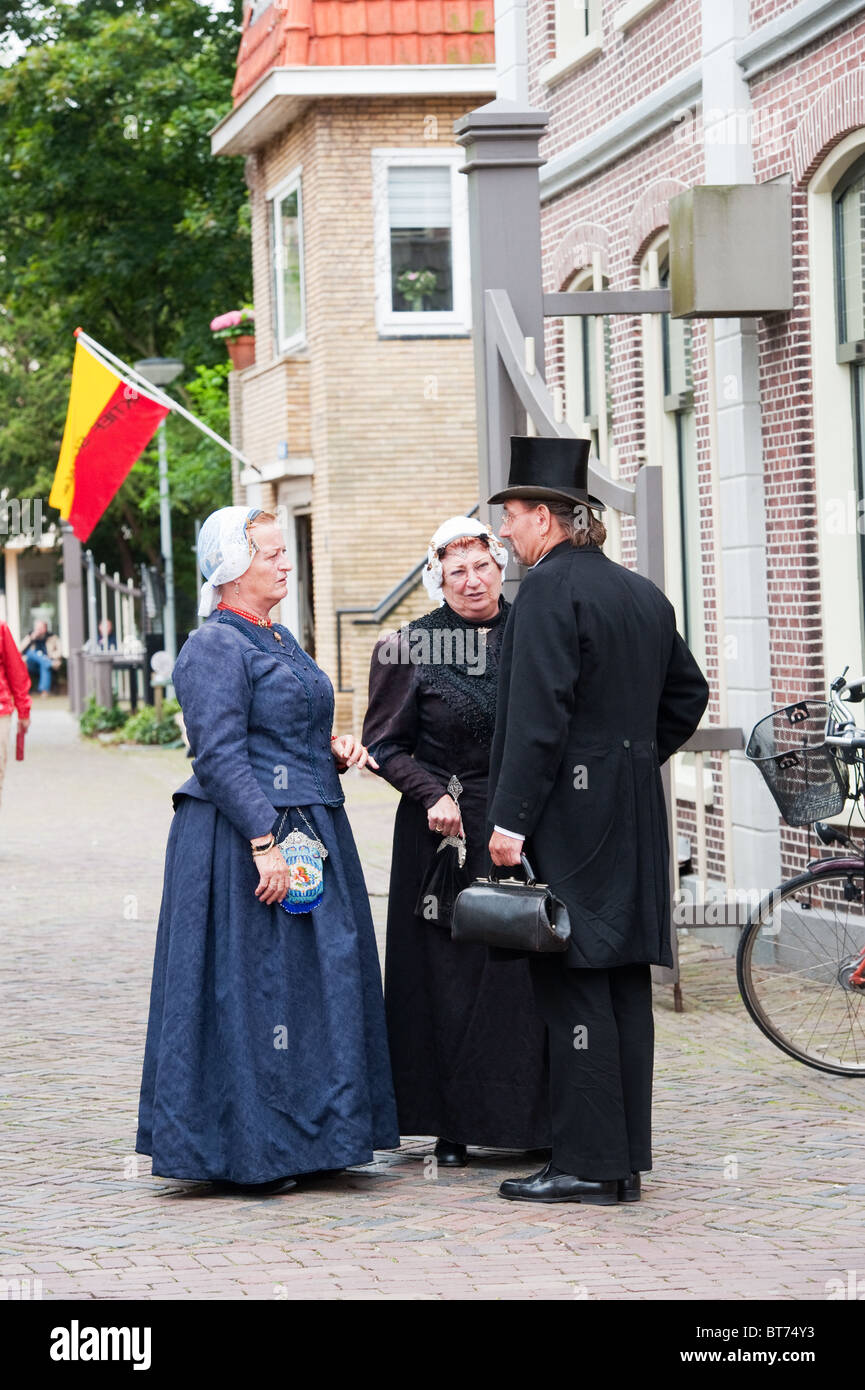 People in traditional costume from Holland place Schagen Stock Photo ...