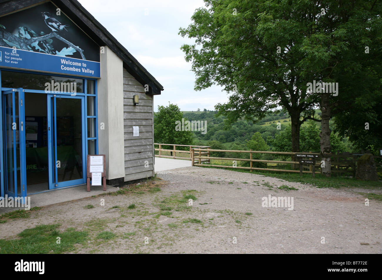 Coombes Valley RSPB Nature Reserve visitor centre Leek Staffordshire England UK United Kingdom GB Stock Photo