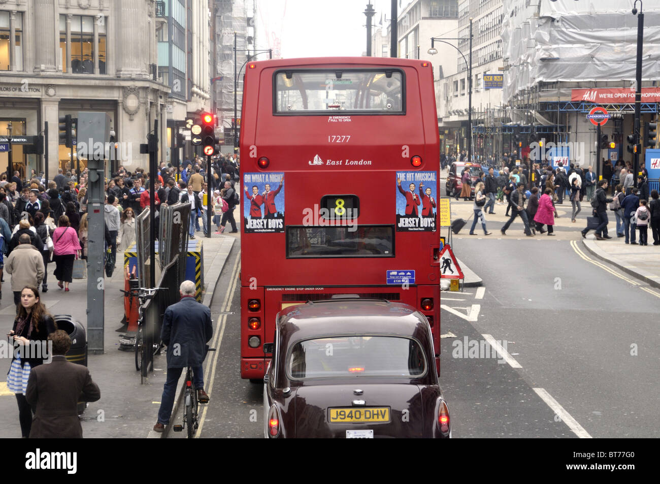 Oxford Street on Saturday, London, UK. Stock Photo