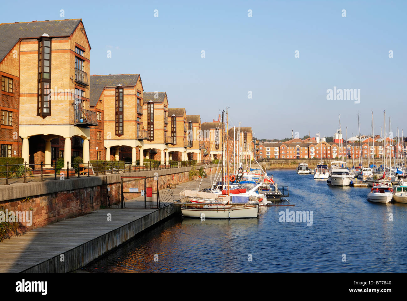 New housing developments on the redeveloped dock area in Dingle