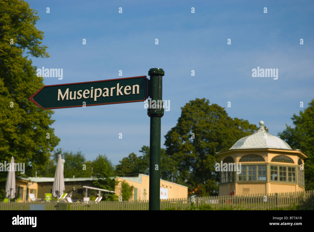 Museiparken the area with several museums in Ladugårdsgärdet park Stockholm Sweden Europe Stock Photo