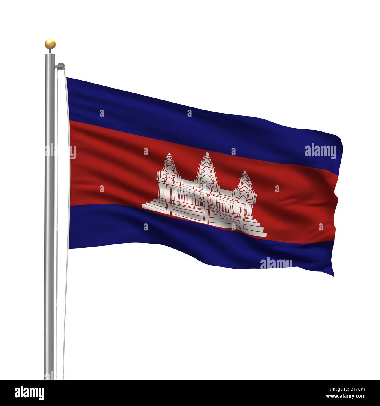 Flag of Cambodia Stock Photo Alamy