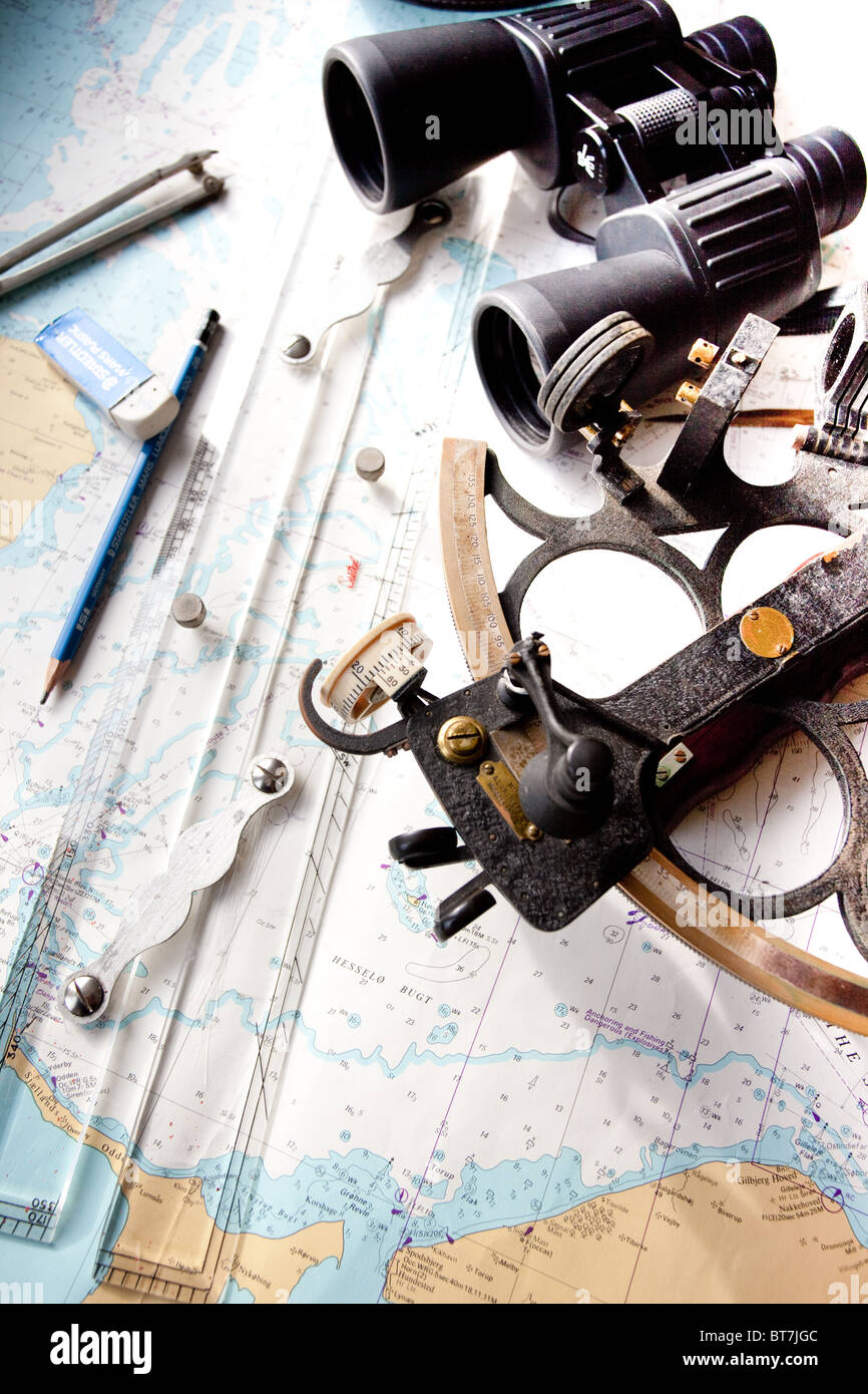 Navigation marine chart plot hires stock photography and images Alamy