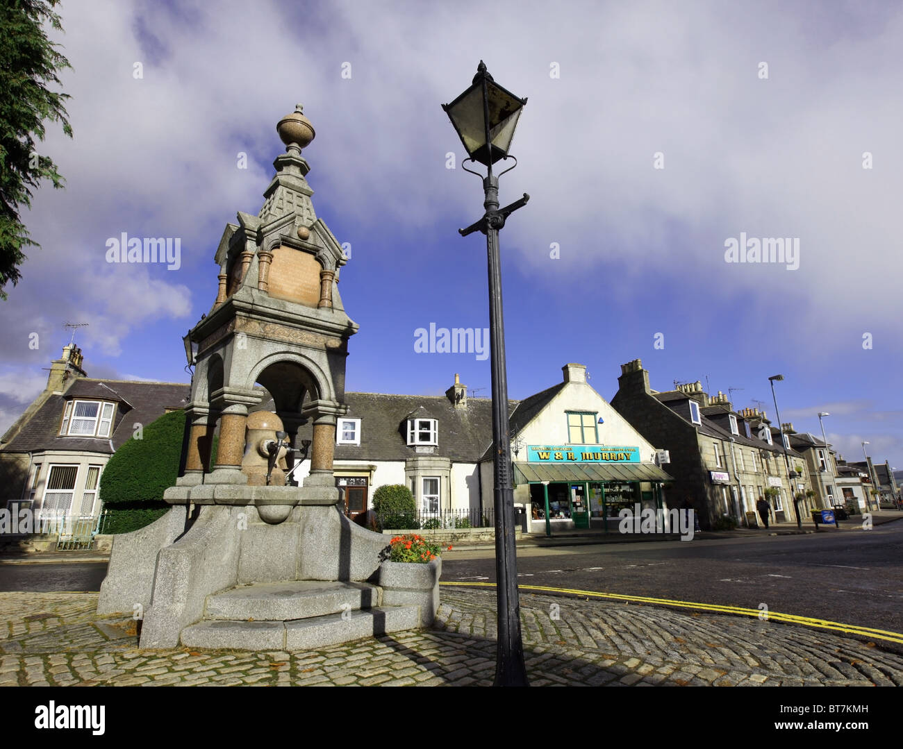 The main street in the town of Alford in Aberdeenshire, Scotland, UK Stock Photo Alamy