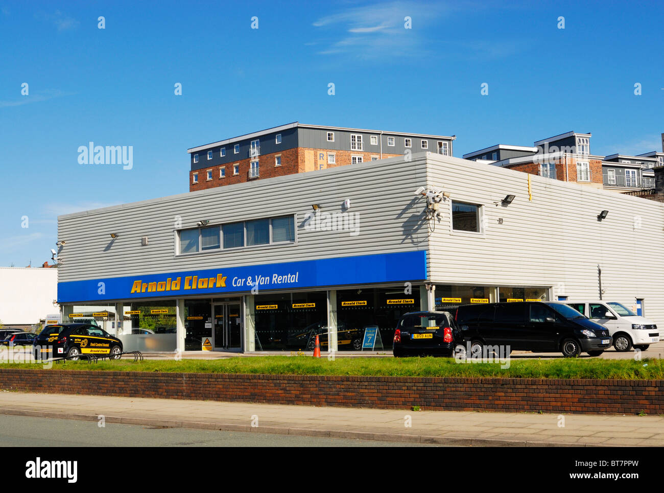 Sefton Street in the south dockland area of Liverpool known as the Dock