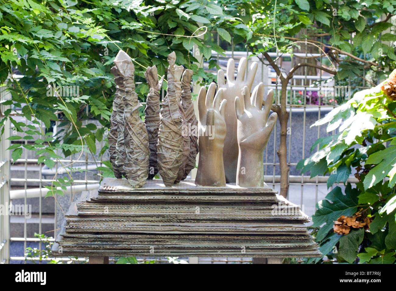 Hand of God Statue Outside the United Nations Building 1St Ave New York