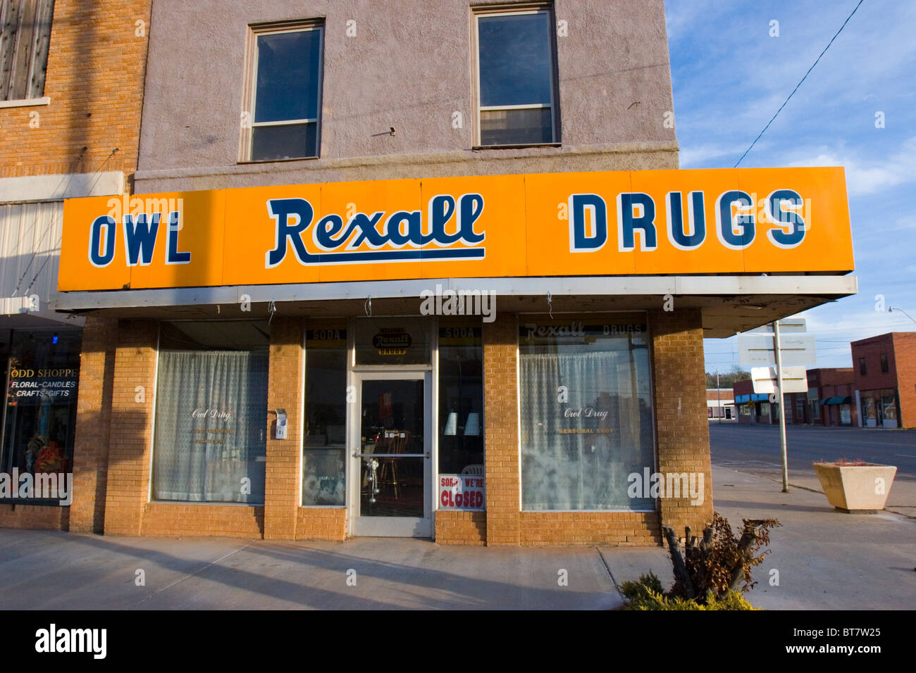 In 1946 Rexall Drug Company launched the Owl Drug Superstores like this one in Sayre, Oklahoma